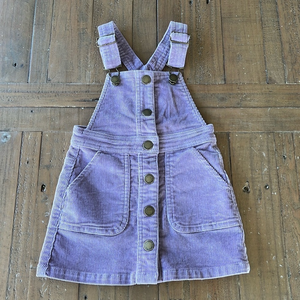 Jamie Kay Grace purple corduroy jumper dress